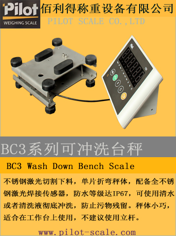 BC3系列可沖洗臺(tái)秤